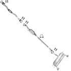 Front Pipe Resonator Muffler Exhaust System Fits: 2008 Kia Sportage 2.0L Awd New. Price: $449.91.