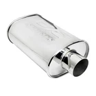 Sports DCMU-250-ST Universal Oval Muffler 2.5" Inlet / Outlet New. Price: $79.90.