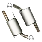 Set Of Stainless Steel Mufflers Fits: 2005 - 2009 Ford Mustang V8 New. Price: $228.81.