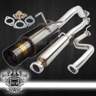 For 92-00 Civic Ej Eg Ek 2/4DR Ss Cat Back Exhaust 4.5" Gray Muffler Tip Godsnow New. Price: $194.88.