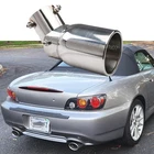 1PCS Silver 1.5-2.1" Rear Exhaust Pipe Tail Muffler For 2004 Honda S2000 New. Price: $54.14.