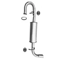 Rear Muffler Tail Pipe W/ Gaskets For 2011 2012 2013 2014 2015 2016 Scion Tc New. Price: $189.00.