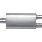 Gibson Cft Superflow Muffler; Stainless Steel; 4" X 9" 18" Oval Body; 3" New. Price: $318.99.