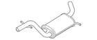 Genuine Volkswagen Front Muffler 5C3-253-209-L New. Price: $930.20.