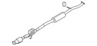 Genuine Hyundai Center Pipe 28650-P0500 New. Price: $1064.33.