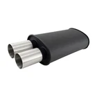 Vibrant Performance Streetpower Flat Black Oval Muffler 2.5 Inlet New. Price: $249.99.