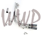 Stainless Dual Pre-axle Exhaust Muffler System For 19-24 Silverado & Sierra 1500 New. Price: $189.95.