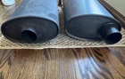 Corvair Turbo 1961 Era Brand New, Mufflers Coated High Heat Coating Gm. Price: $200.00.