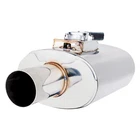 Exhaust Muffler Varex Stainless Steel Oval 4" Center Id, New. Price: $495.00.