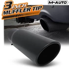 Black 8.5"SLANT Exhaust Pipe Tail 2.5" Inlet 3" Outlet Muffler Diagonal Roll Tip New. Price: $18.71.