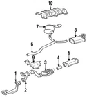 Genuine Gm Muffler & Pipe 25644112 New. Price: $16.63.