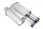 Megan Racing Exhaust Muffler: F-rt Turbo Dual Burnt Tip New. Price: $197.50.