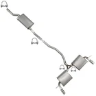 Stainless Steel Resonator W/ Pair Of Mufflers Kit Fits: 2007-2010 Edge Mkx 3.5L New. Price: $369.91.