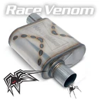 Black Widow Exhaust Muffler Race Venom 2.5" Offset / New. Price: $136.25.