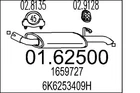 Mts 01.62500 Rear Muffler Ford Neu. Price: $61.31.