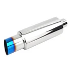 Hiwowsport 3" Jdm Titanium Burnt N1 Tip Stainless T-304 Exhaust Muffler 2" Inlet New. Price: $37.99.