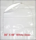 36" X 48" White Shrink Wrap Zipper Access Door New By Pirates Plunder Marine. Price: $17.50.