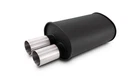 Vibrant Performance 12326 Streetpower Flat Black Oval Muffler 3IN Inlet New. Price: $279.99.