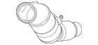 Genuine Bmw Catalytic Converter 18-32-8-685-969 New. Price: $3260.32.