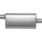 Gibson Cft Superflow Muffler; Stainless Steel; 4" X 9" 18" Oval Body; 2.5" New. Price: $149.99.