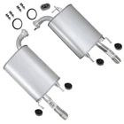 Direct-fit Pair Of Exhaust Muffler Fits: 2005-2012 Toyota Avalon 3.5L W/ Hangers New. Price: $180.91.