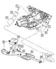 Genuine Mopar Exhaust Muffler And Resonator 4578392AG New. Price: $1133.90.