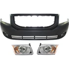 Bumper Cover Headlight Kit For 2007-2012 Dodge Caliber Front New. Price: $250.26.