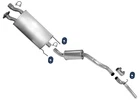 Muffler Tail Pipe Resonator After Date 01/28/98-2001 Ford Explorer V8 5.0L New. Price: $271.00.