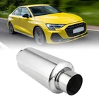2.5" Inlet/outlet Exhaust Muffler Resonator 12" Long For Audi A3 A4 A5 A6 A7 A8 New. Price: $55.19.