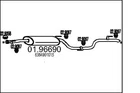 Mts 01.96690 Rear Muffler For Mercedes-benz Neu. Price: $119.66.