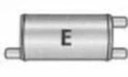 Exhaust Muffler Q526A Quiet Tone 3 Inlet, Outlet System New. Price: $93.14.