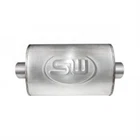 Stainless Works TM5C3O3C Muffler Turbo Chambered Oval Off 3IN Center Out New. Price: $218.41.