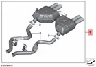 Genuine Bmw M3 E90 Sedan Performance Silencer 18302184198 New. Price: $6893.76.