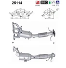 As 25114 Catalytic Converter For Mazda Neu. Price: $376.24.