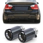 2X Carbon Black Performance Exhaust Muffler Tip 93MM 181MM Bmw 3ER E90 E91 New. Price: $192.52.