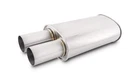 Vibrant Streetpower Oval Muffler W/3.00IN Round Straight Cut Tip (2.50IN Inlet) New. Price: $232.99.