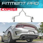 Corsa 21072BLK Xtreme Catback Exhaust System For 2015-24 Dodge Charger 6.2L/6.4L New. Price: $2249.99.