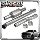 4" Exhaust Pipe & Muffler For 19-25 Dodge Ram 2500/3500 6.7L Cummins Diesel New. Price: $227.90.