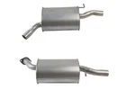 Left And Right Weld On Dual Rear Mufflers Fits 2006 2007 2010 Kia Optima 2.7L New. Price: $309.00.