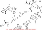 Exhaust Back Pressure Regulator Genuine For Bmw 18308632154 New. Price: $133.29.