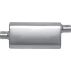 Gibson Cft Superflow Muffler; Stainless Steel; 4" X 9" 18" Oval Body; 2.5" New. Price: $159.99.