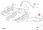Genuine Bmw E38 Rp Exhaust Manifold W/ Catalyt.converter ZYL.5-8 11621437496 New. Price: $1553.13.