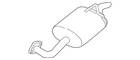 Genuine Nissan Muffler 20110-6CC1A New. Price: $509.04.