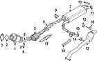 Genuine Nissan Exhaust Muffler 20100-7JA0A New. Price: $644.98.