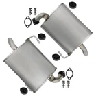 Stainless Steel Pair Of Mufflers W/ Hangers + Bolts Fits: 2005-09 Outback 2.5L New. Price: $263.81.
