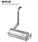 Toyota 17510-U2100-71 Muffler ( 1DZ 4Y GM-4181) 6FD20 52-6FG30 42-6FG23 New. Price: $148.61.