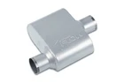 Street Flow SF425110 Chamber 4X9.5 Oval Muffler 2.5" Offset In Center Out New. Price: $59.99.