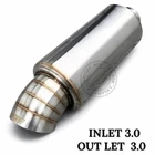 K-tuned Turndown Muffler 304 Stainless Steel Brushed Finishing Out 3.0" New. Price: $168.80.