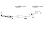 Rear Converter Middle Resonator Muffler For Honda Cr-v 2010-2011 Usa / Mex Built New. Price: $713.00.