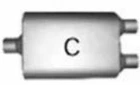Exhaust Muffler FB5402 Full Boar 2.5 Inlet, Outlet System New. Price: $31.94.